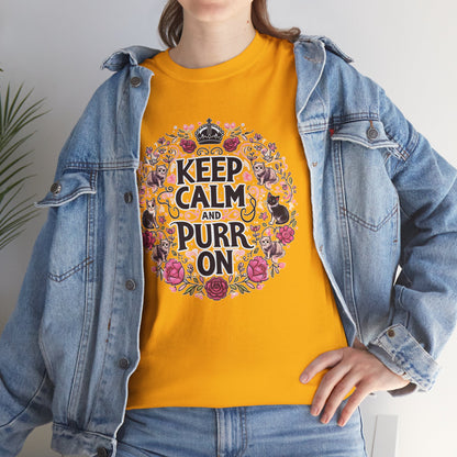 Keep Calm and Purr On T-Shirt