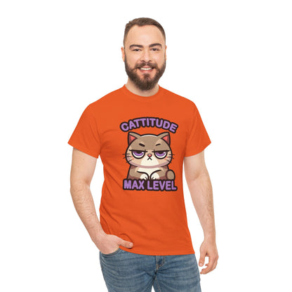 Cattitude Max Level T-Shirt