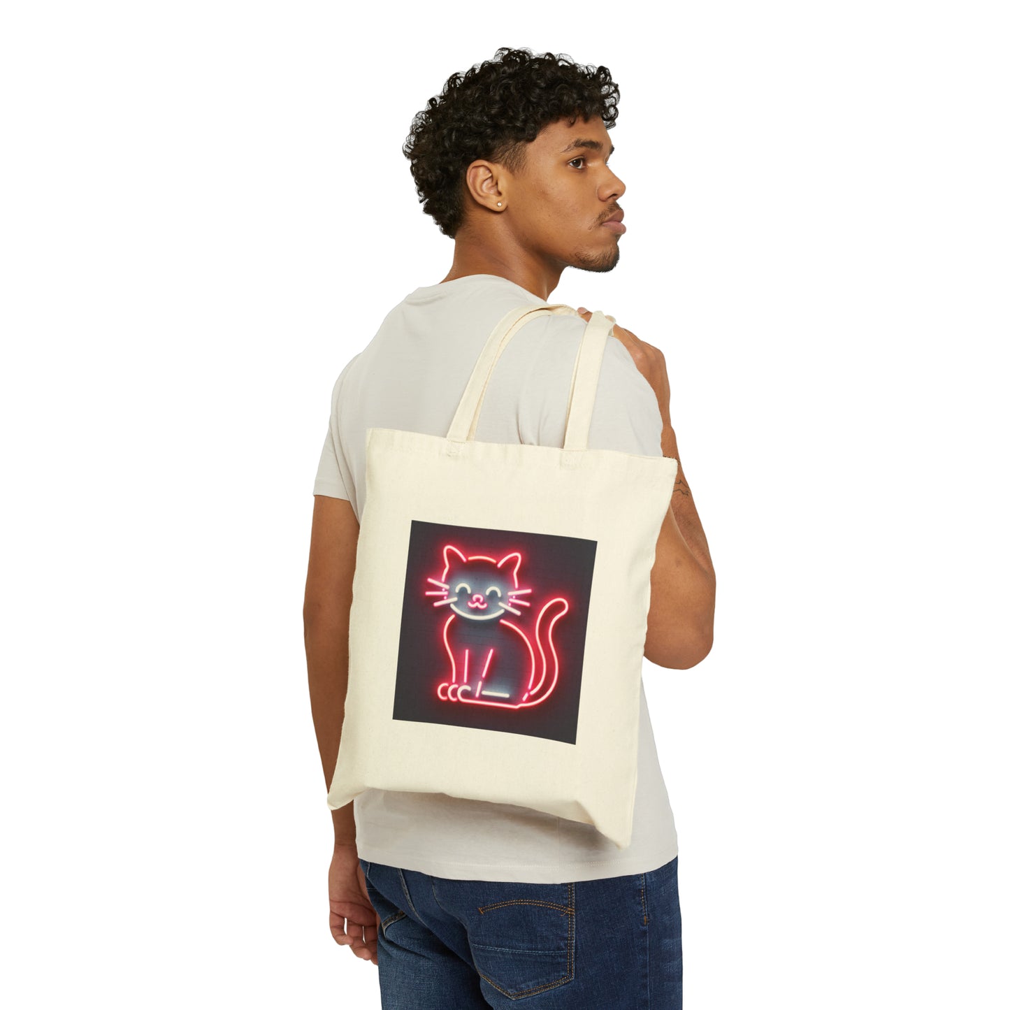 Neon Cat Tote