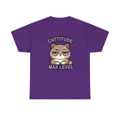 Cattitude Max Level T-Shirt