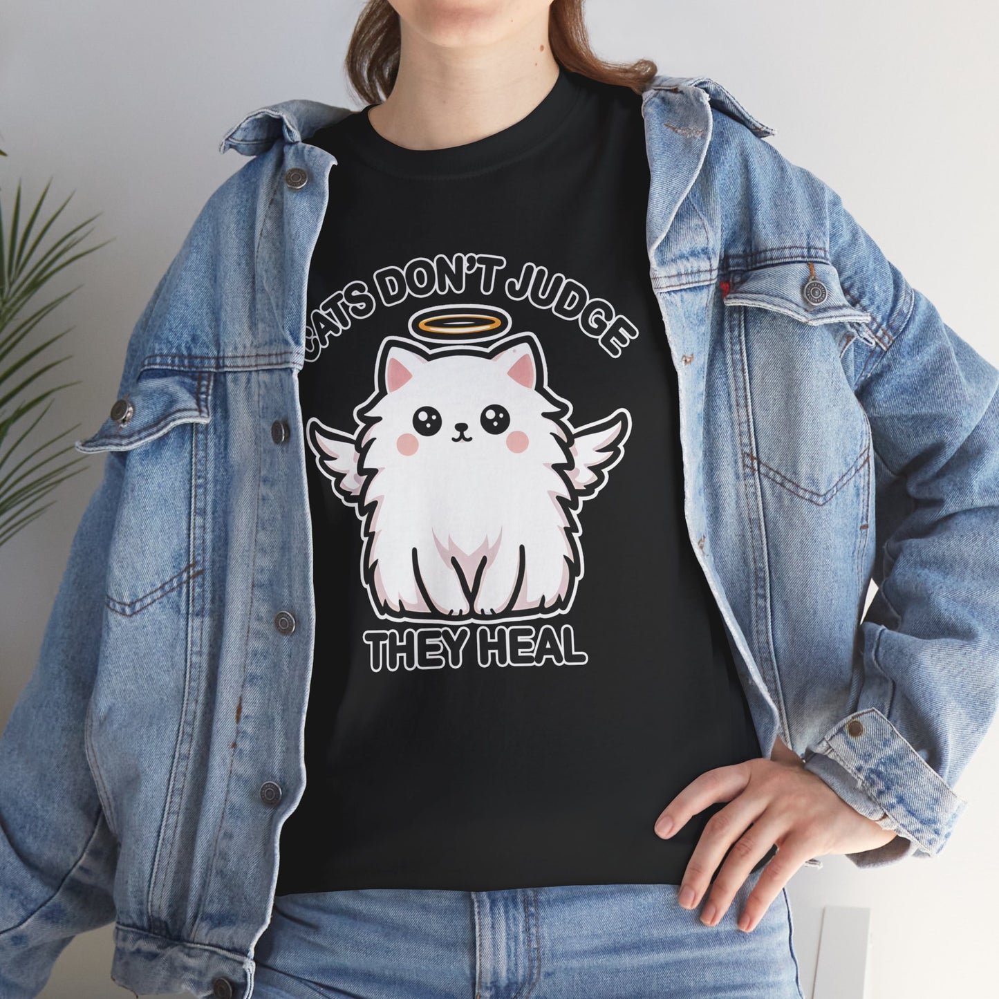 Cats Don't Judge They Heal T-Shirt