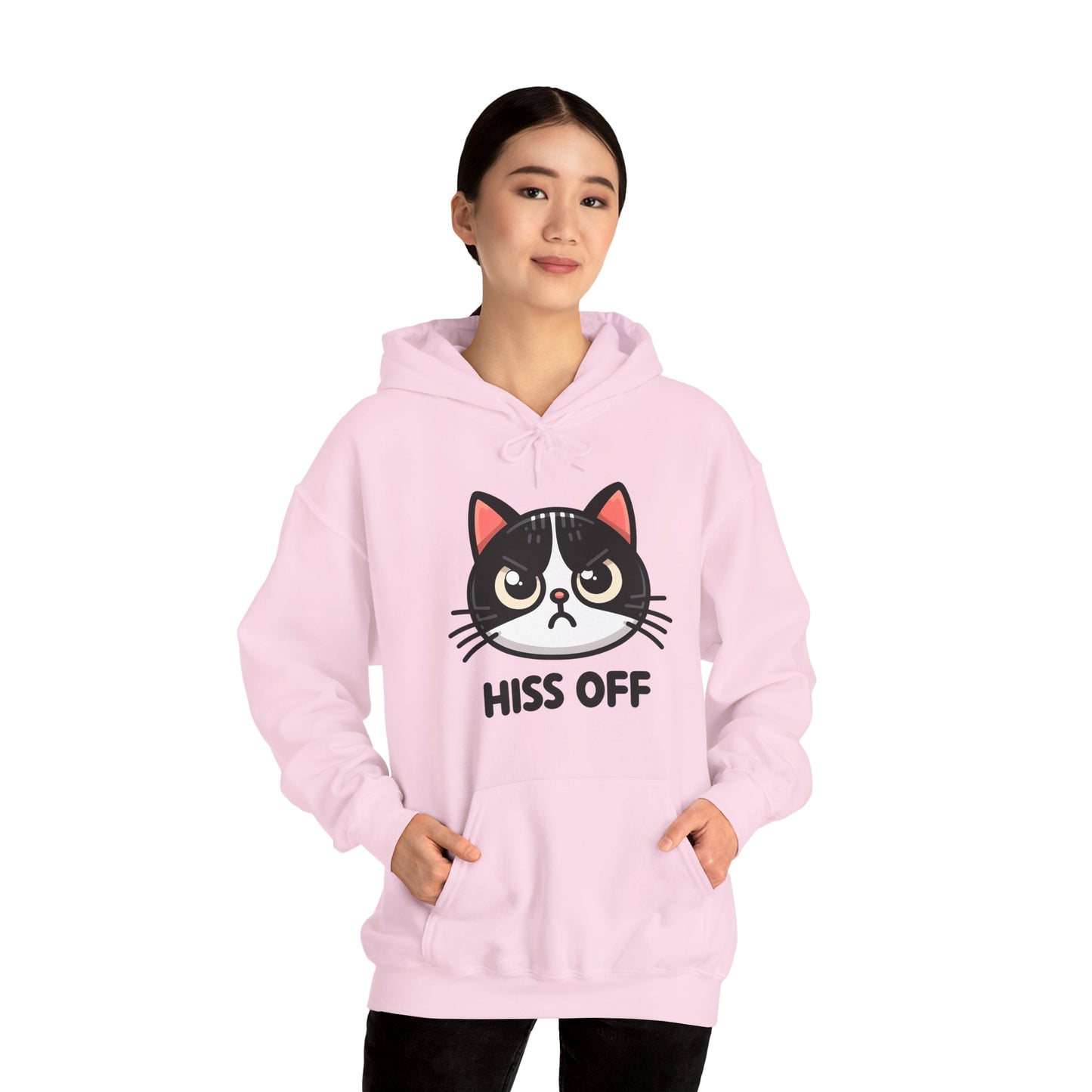 Hiss Off Gender-Neutral Hoodie