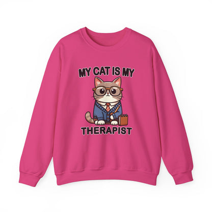 My Cat is My Therapist Sweatshirt