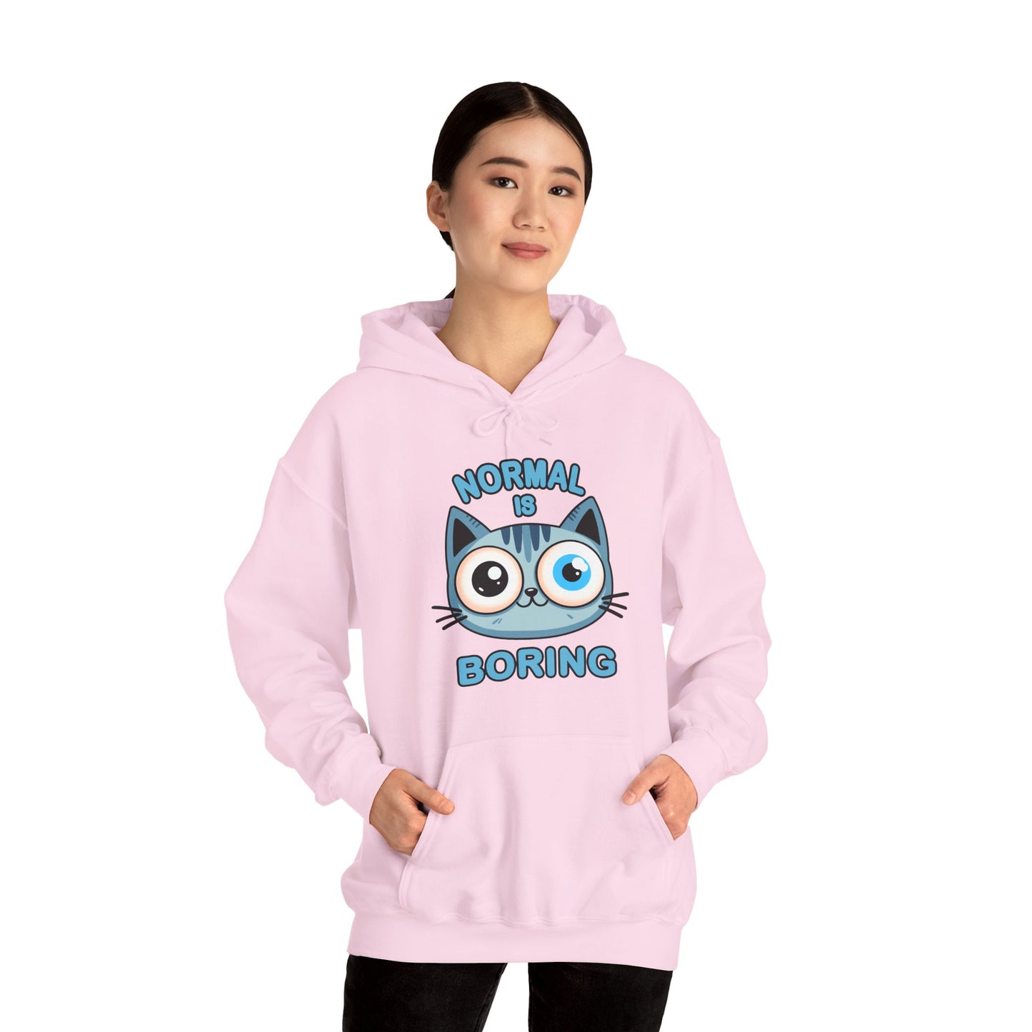 Normal is Boring Gender-Neutral Hoodie