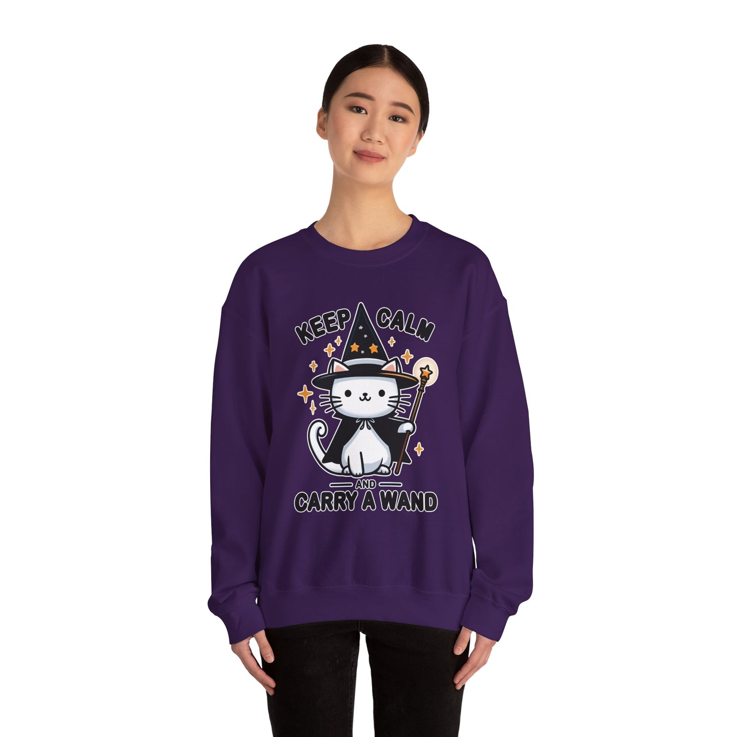 Keep Calm and Carry a Wand Sweatshirt