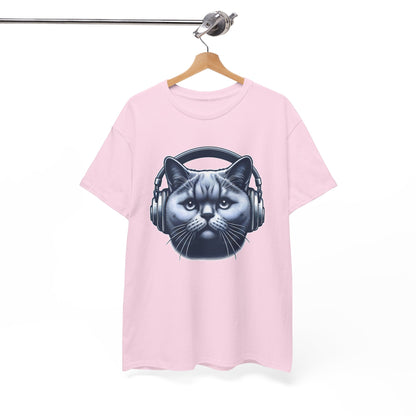 Headphones Cat T-Shirt