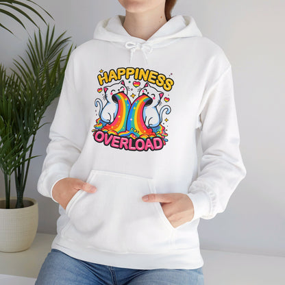Happiness Overload Gender-Neutral Hoodie