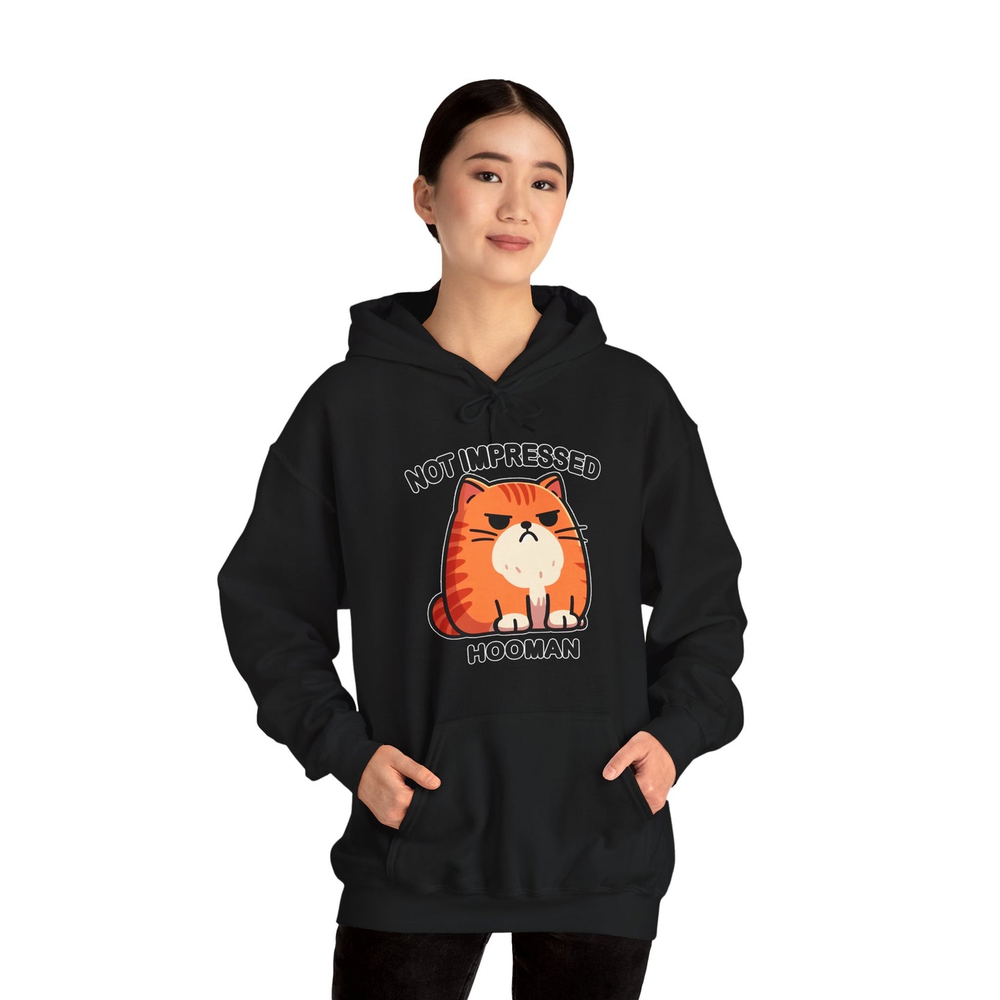 Not Impressed Hooman Gender-Neutral Hoodie