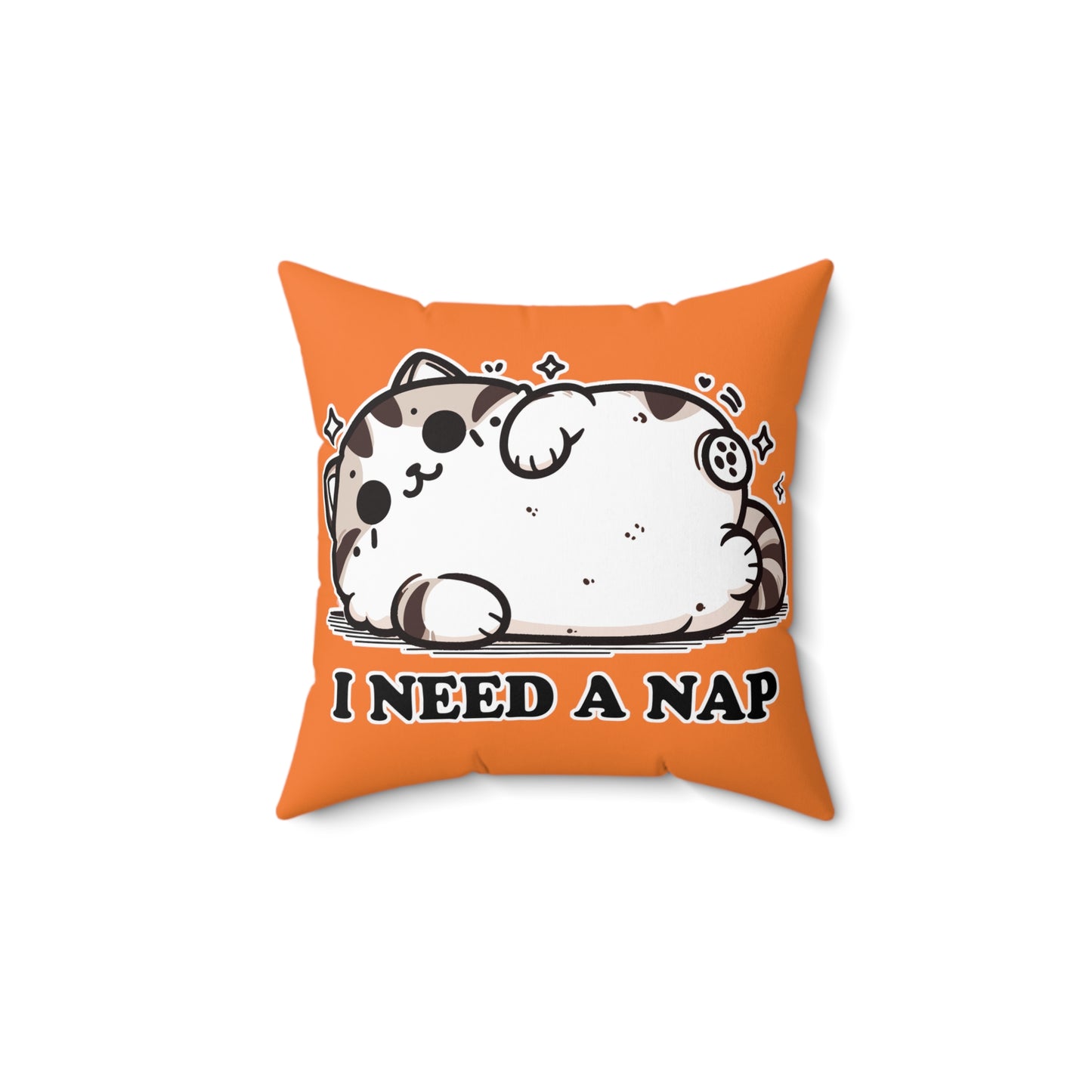 I Need a Nap Square Pillow