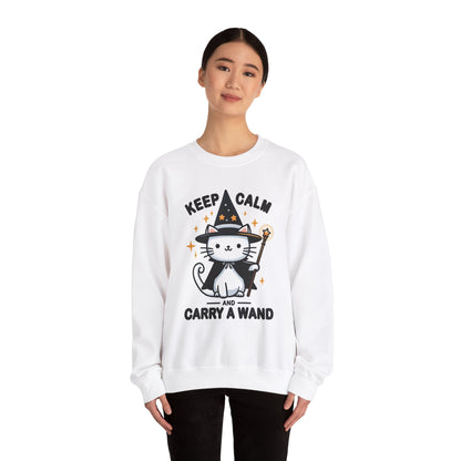 Keep Calm and Carry a Wand Sweatshirt