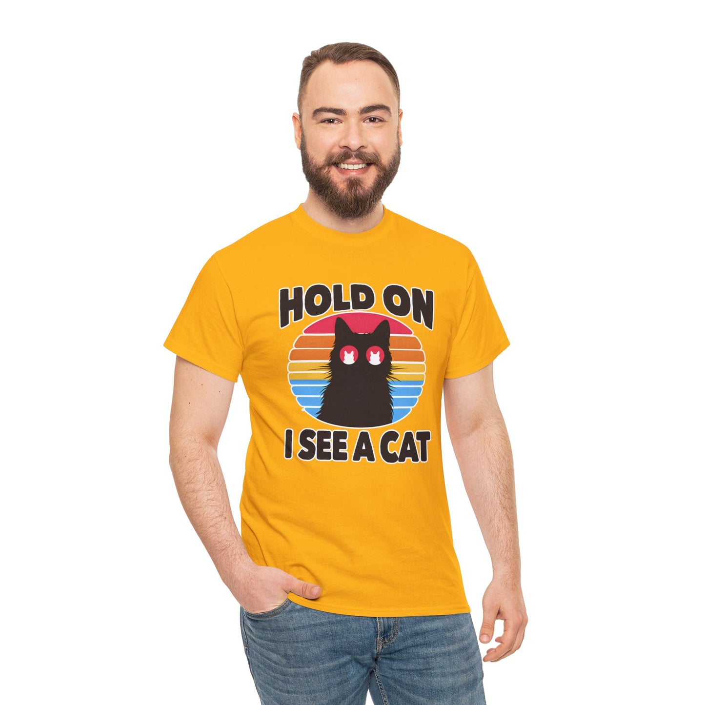 Hold On. I See a Cat T-Shirt