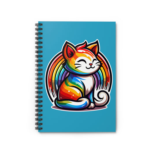 Rainbow Cat Spiral Notebook