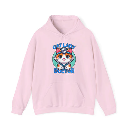 Cat Lady Doctor Gender-Neutral Hoodie