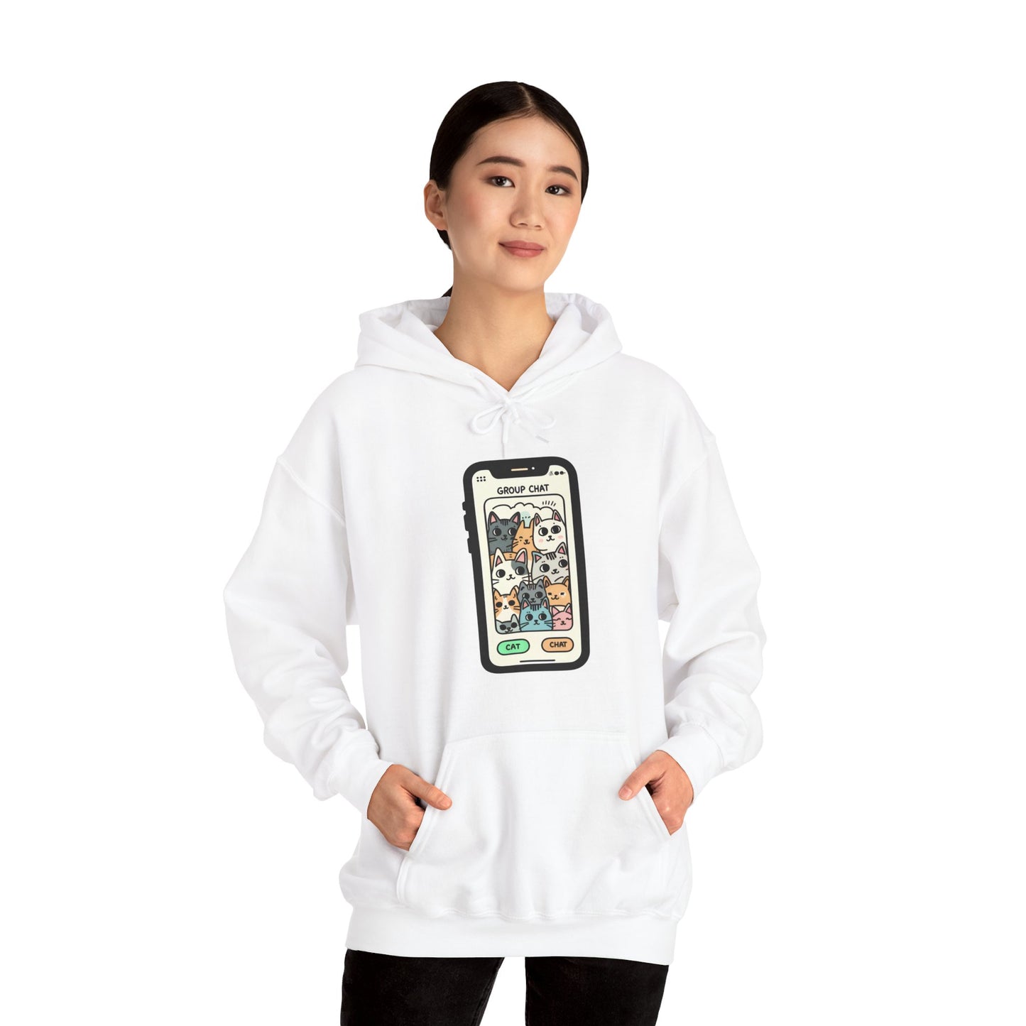 Group Chat Gender-Neutral Hoodie