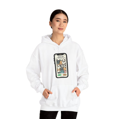 Group Chat Gender-Neutral Hoodie