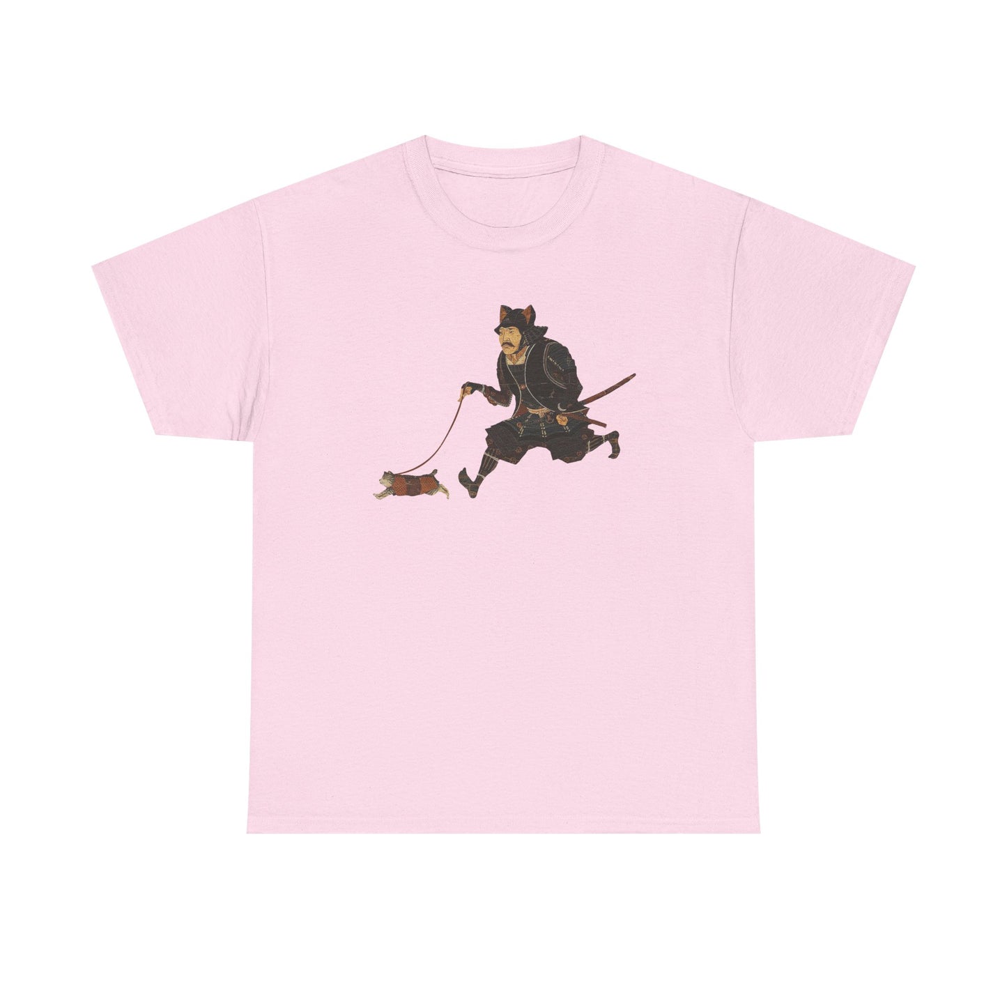 Samurai Walking Cat T-Shirt