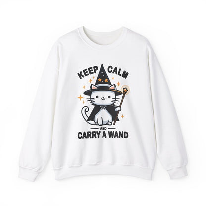 Keep Calm and Carry a Wand Sweatshirt