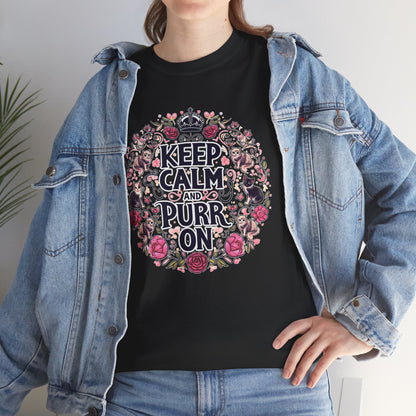 Keep Calm and Purr On T-Shirt