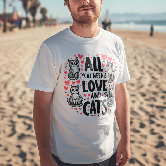 All You Need is Love & Cats T-Shirt