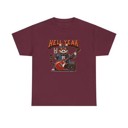 Heavy Metal Cat Unisex T-shirt