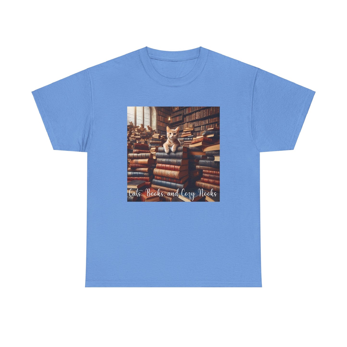 Cats, Books, and Cozy Nooks T-Shirt