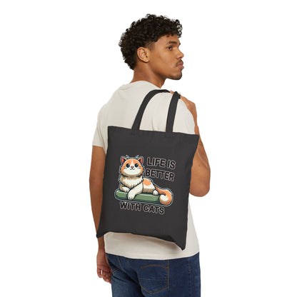 Life is Better with Cats Tote