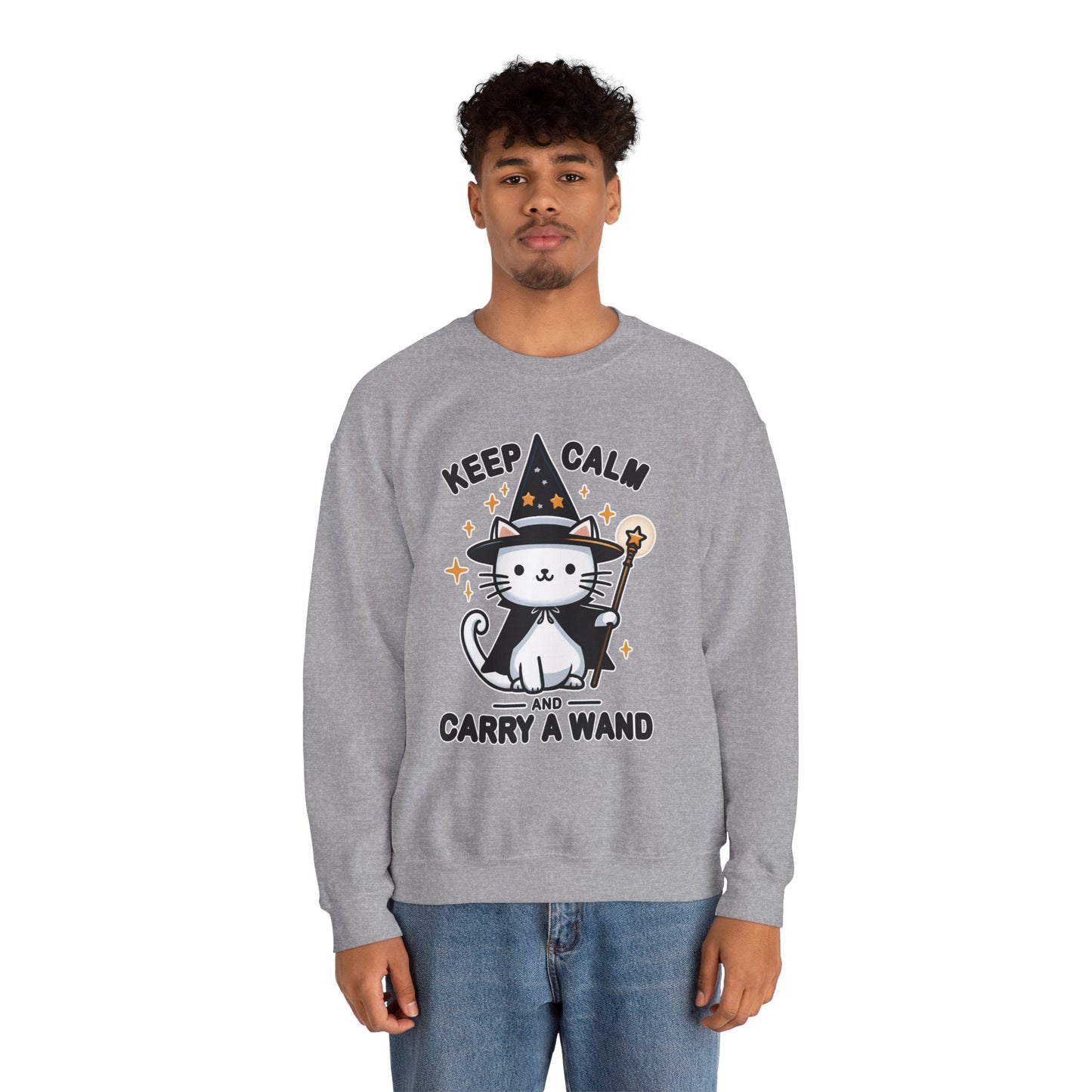 Keep Calm and Carry a Wand Sweatshirt