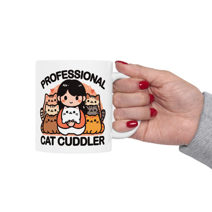 Professional Cat Cuddler Mug