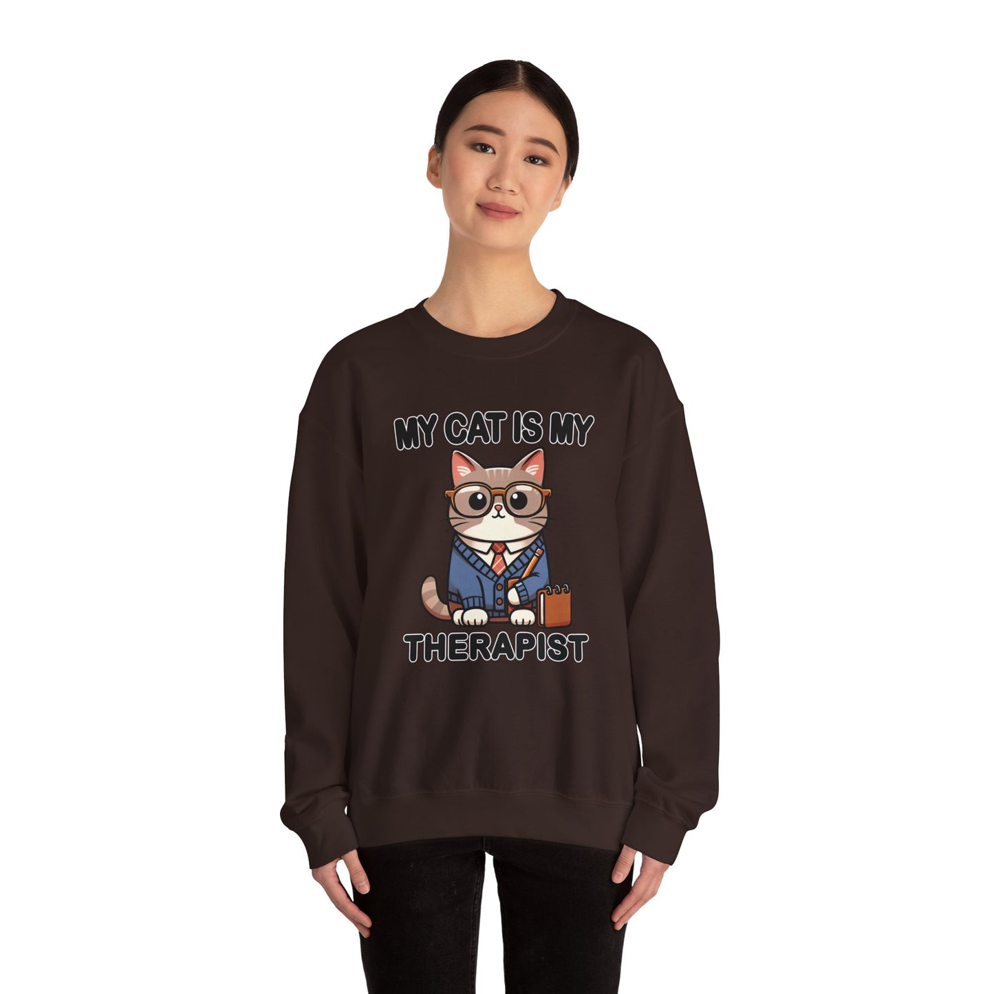 My Cat is My Therapist Sweatshirt