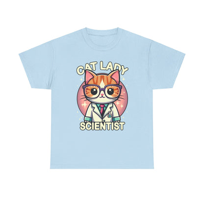 Cat Lady Scientist T-Shirt