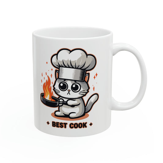 Best Cook Cat Mug