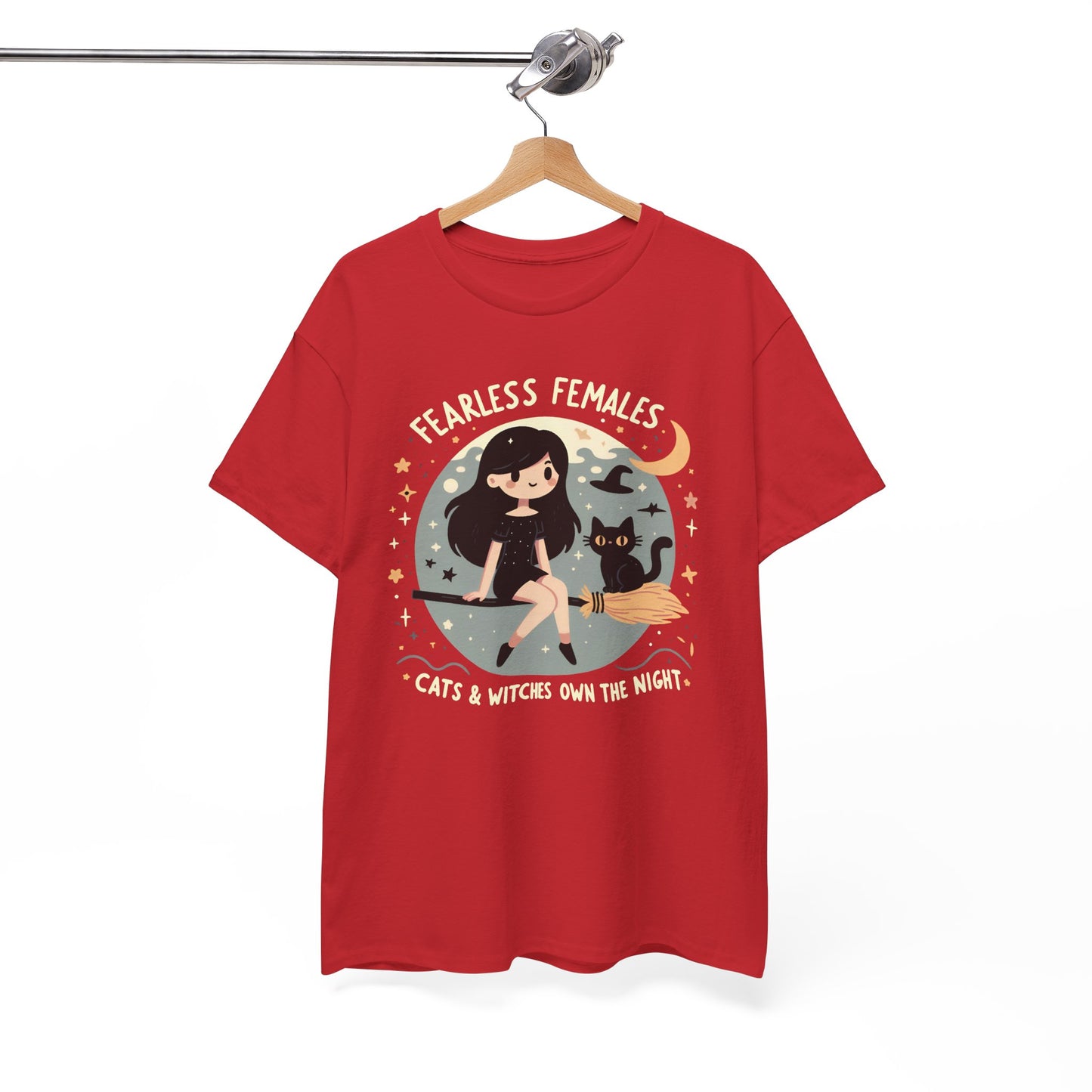 Fearless Females: Cats & Witches Own the Night T-Shirt