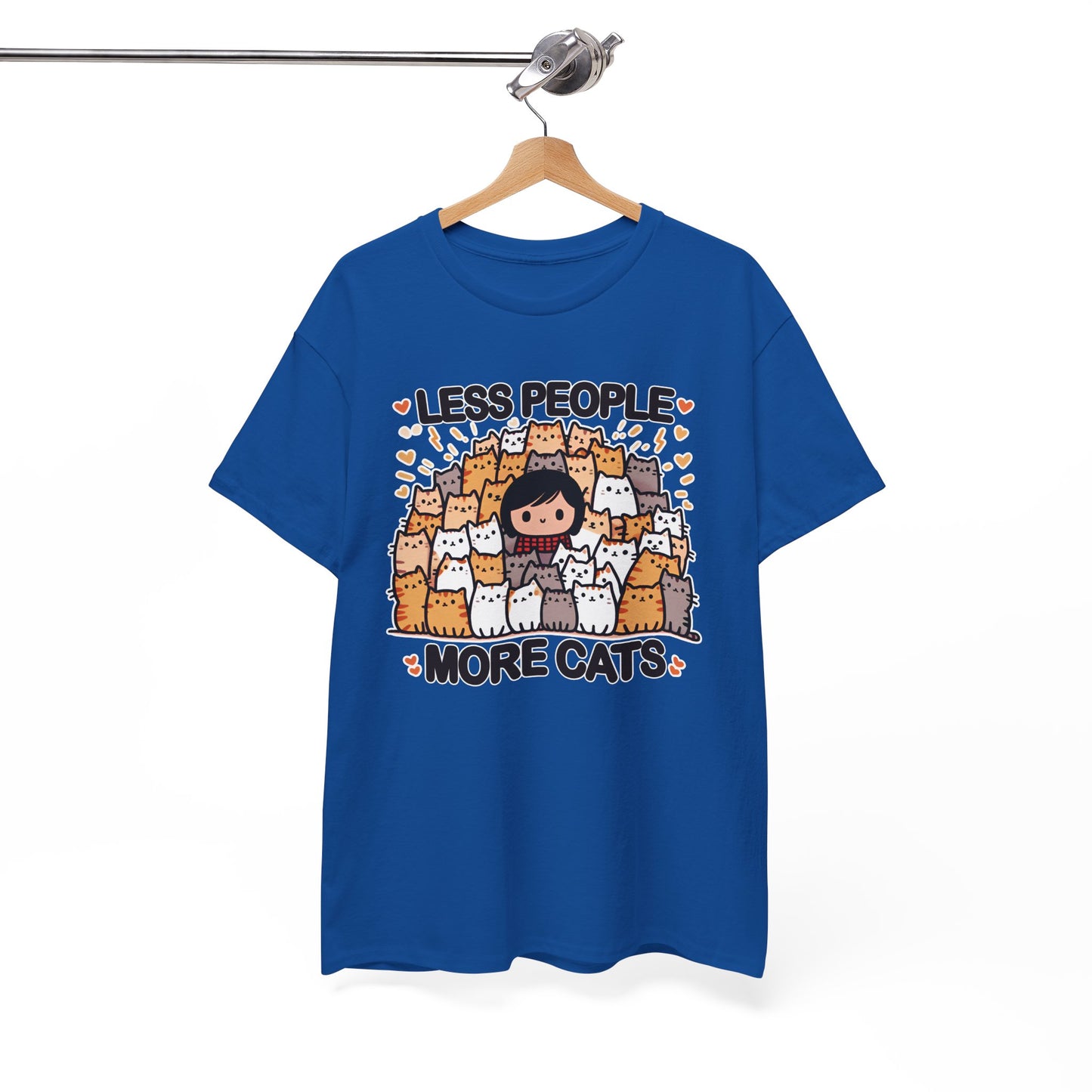 Less People More Cats T-Shirt