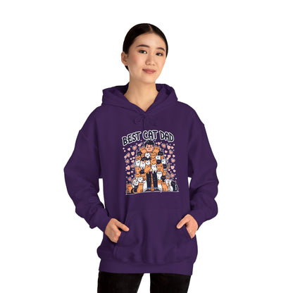 Best Cat Dad Gender-Neutral Hoodie