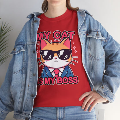 My Cat is my Boss T-Shirt