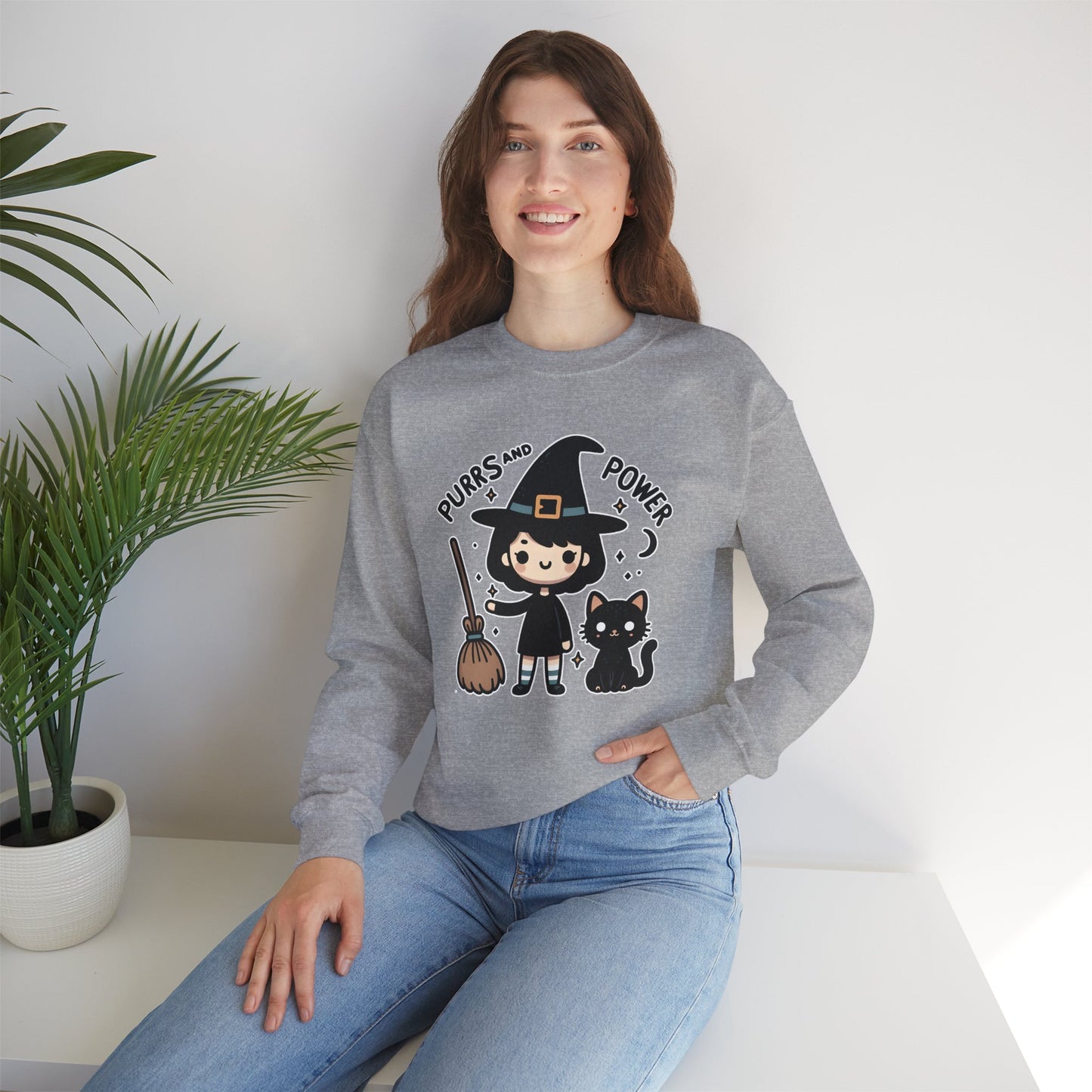 Purrs & Power Sweatshirt