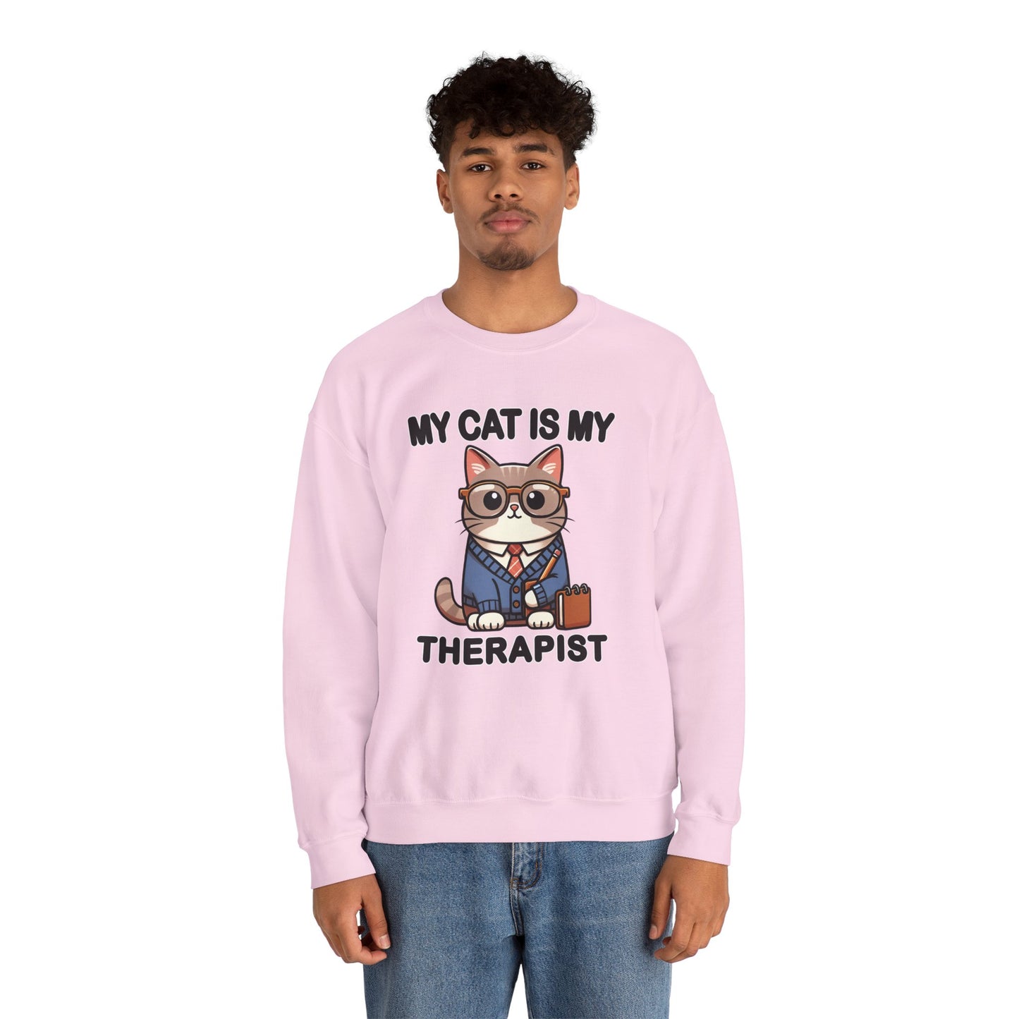 My Cat is My Therapist Sweatshirt