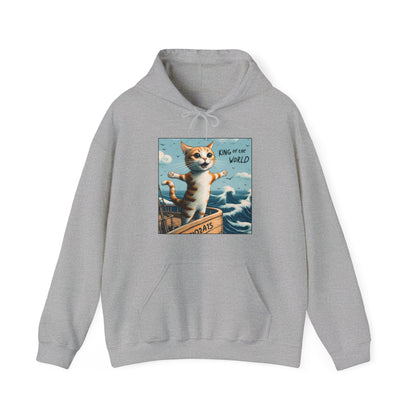 King of the World Gender-Neutral Hoodie