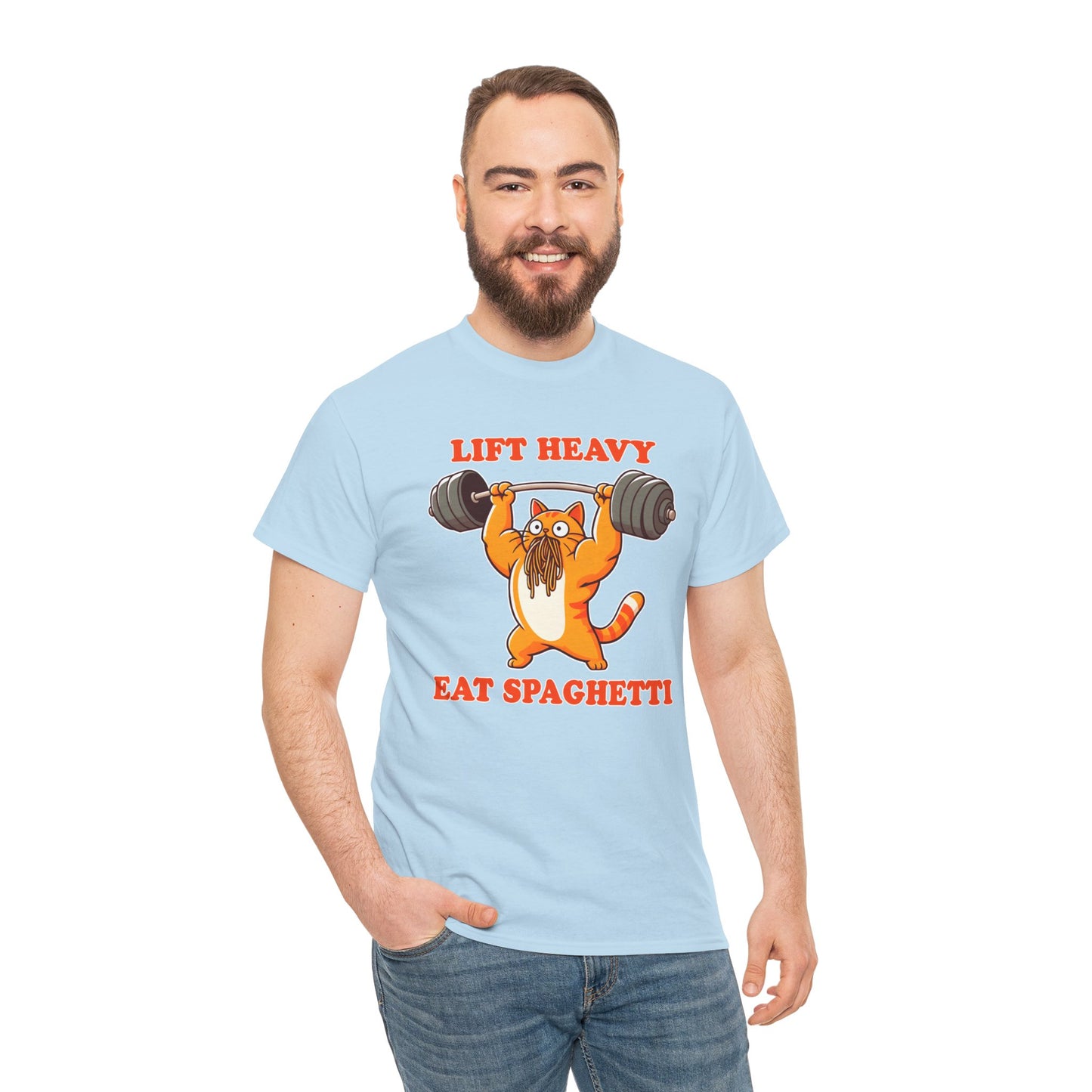 Lift Heavy, Eat Spaghetti T-Shirt