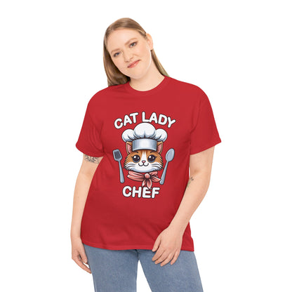 Cat Lady Chef T-Shirt