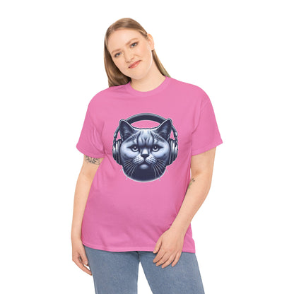 Headphones Cat T-Shirt