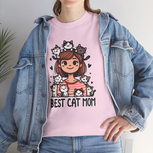 Best Cat Mom T-Shirt