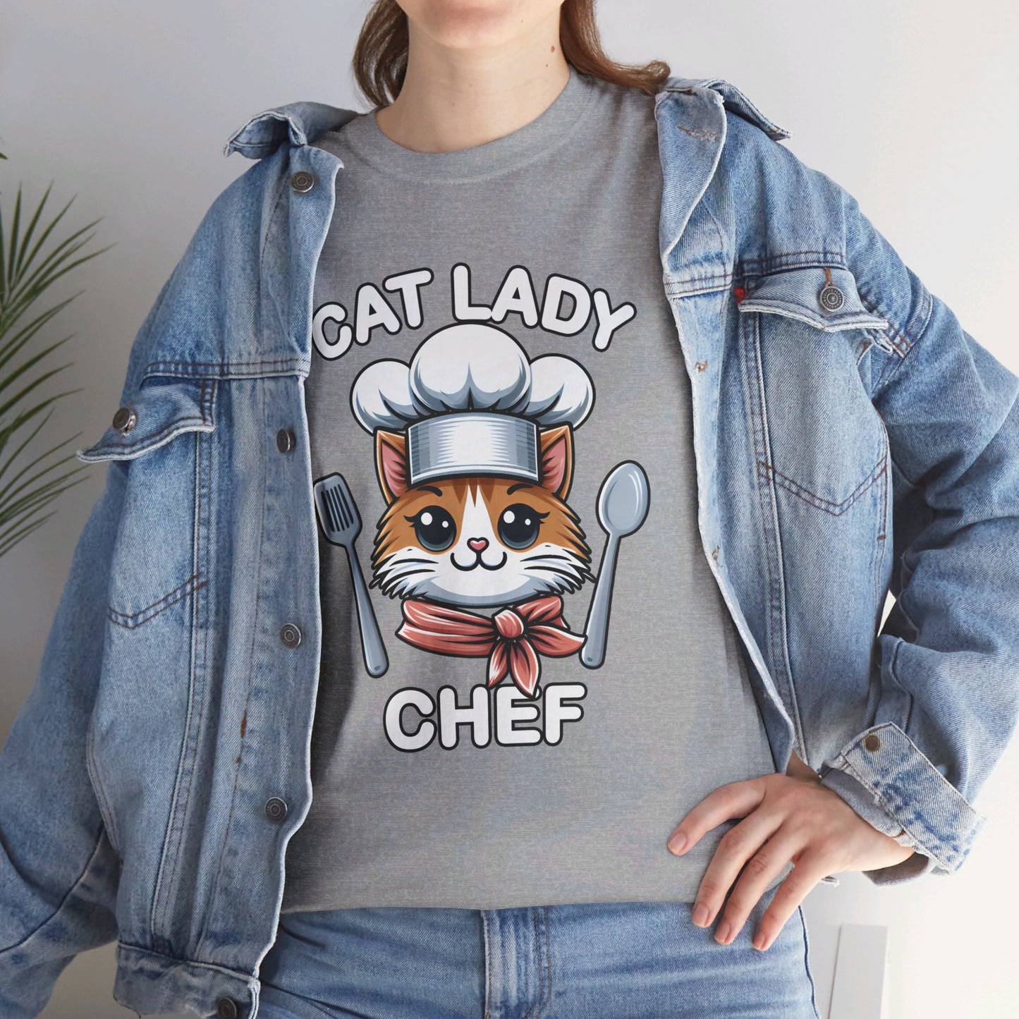 Cat Lady Chef T-Shirt