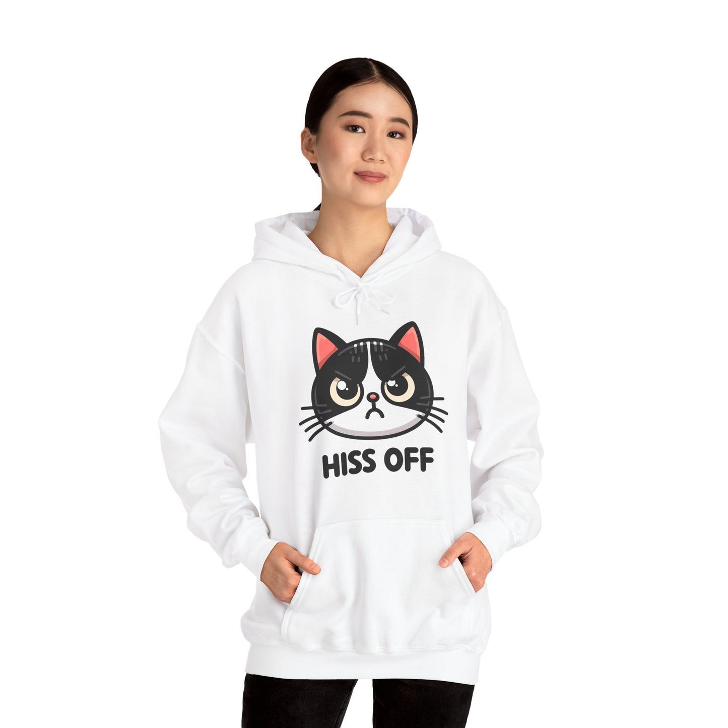 Hiss Off Gender-Neutral Hoodie