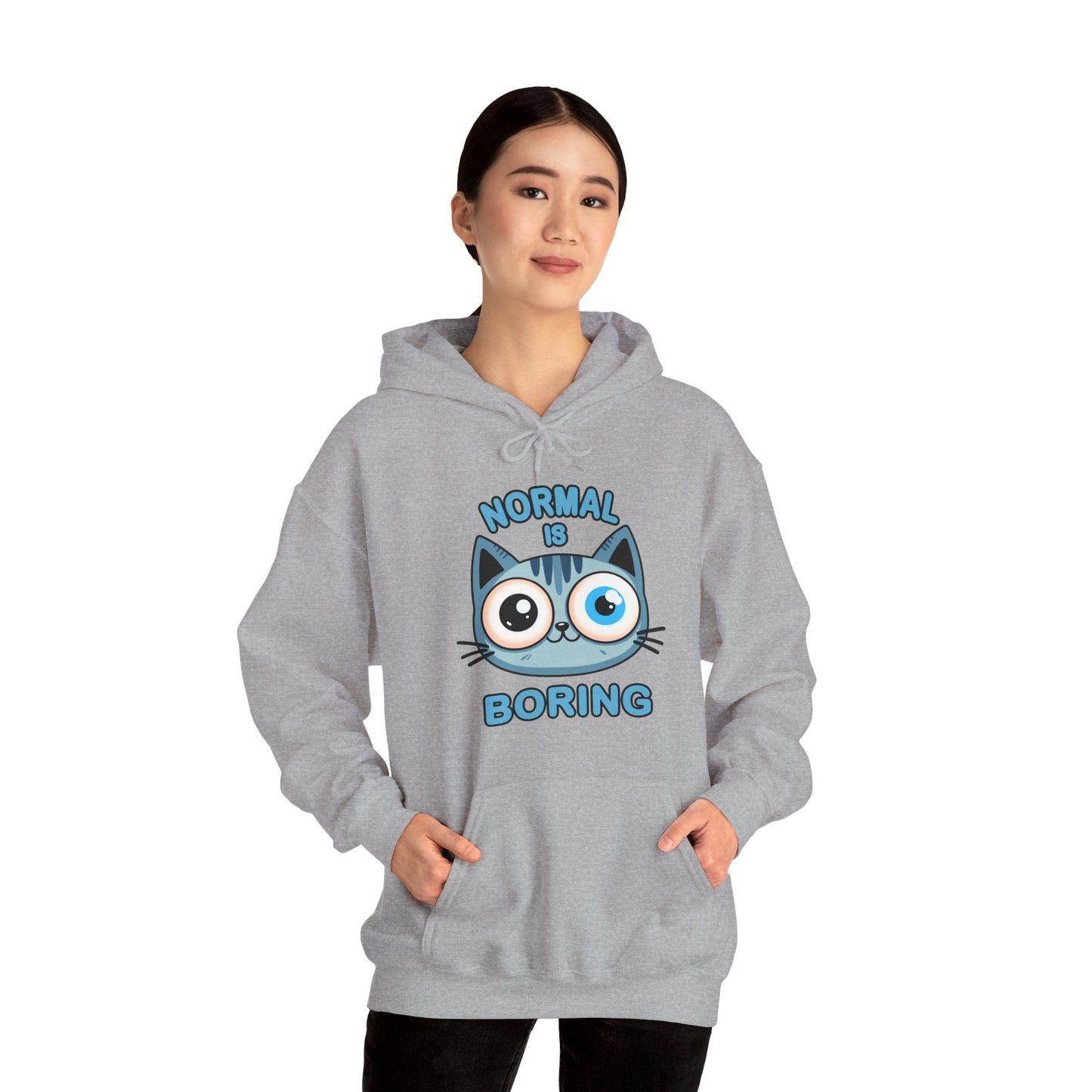 Normal is Boring Gender-Neutral Hoodie