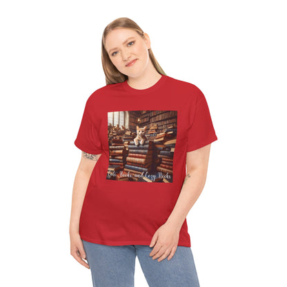 Cats, Books, and Cozy Nooks T-Shirt