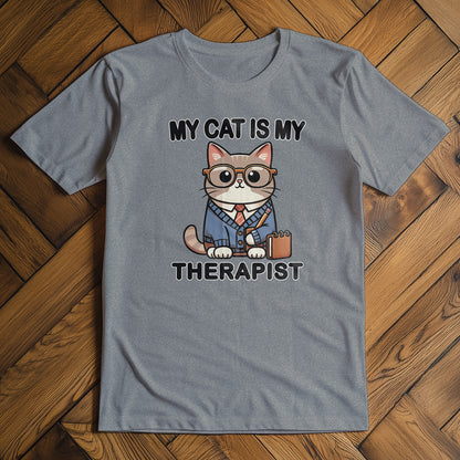 My Cat is My Therapist T-Shirt