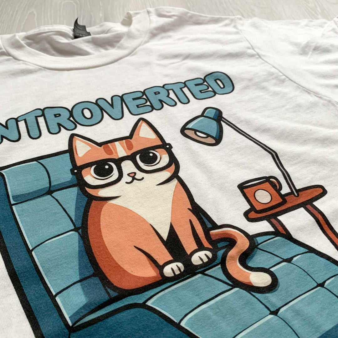 Introvert, But Will Speak to Cats T-Shirt