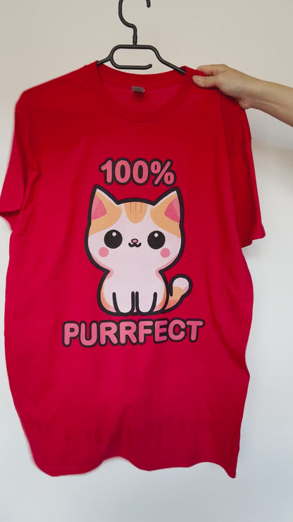 100% Purrfect T-Shirt