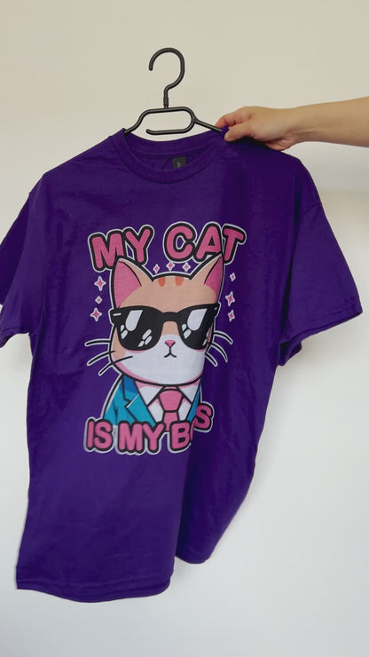 My Cat is my Boss T-Shirt